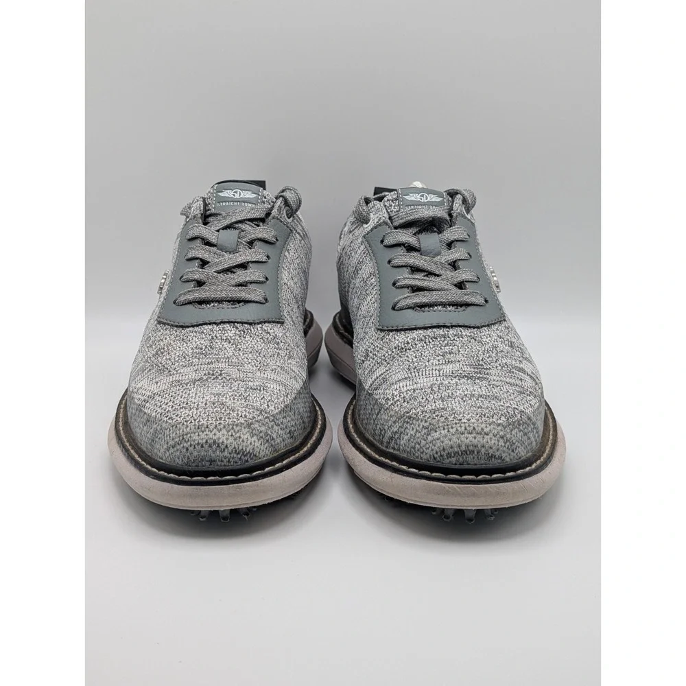 Straight Down Challenger‎ Hybrid Golf Shoe Mens 9 Gray Knit Carbon